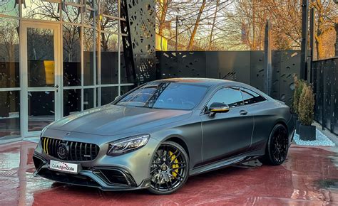 Mercedes Benz S63 Amg Coupe 4matic Brabus 700 Yellow Night Edition