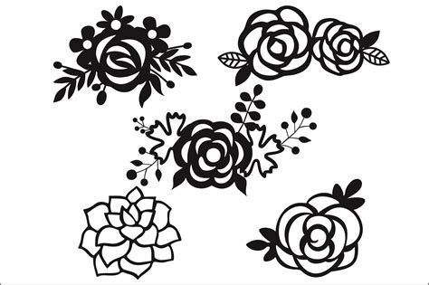Free Flower SVG Cutting Files