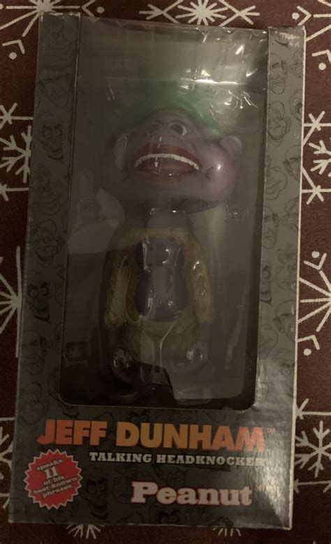 New Jeff Dunham Peanut Talking Headknocker Bobble Head Doll Ebay