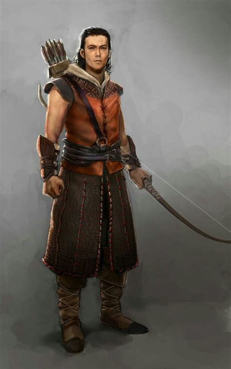 Human Archer Pathfinder Pfrpg Dnd Dandd D20 Fantasy Fantasy Character