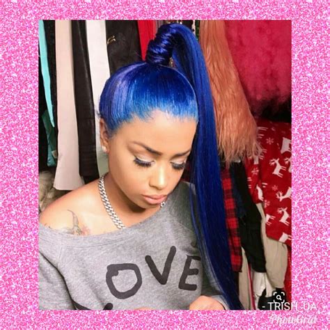 Colourful Weave Ponytail360 Wigs On Black Girls