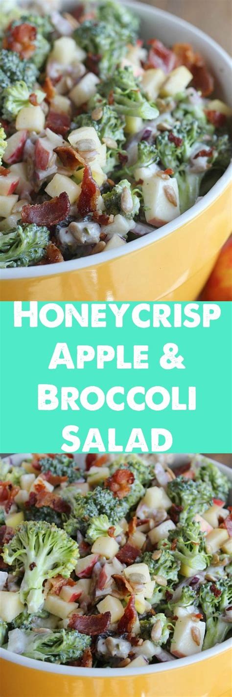 Do you like to make broccoli salad with raisins and other dried fruits the best thing about broccoli salad is that it's super versatile. Honeycrisp Apple + Broccoli Salad -- Michigan Apple ...