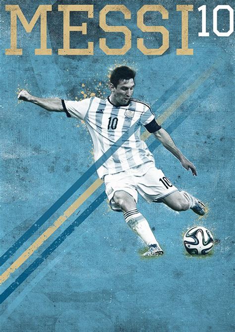 world cup artwork celebrating the beautiful game messi soccer poster world football