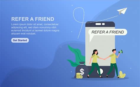 Premium Vector Refer A Friend Banner