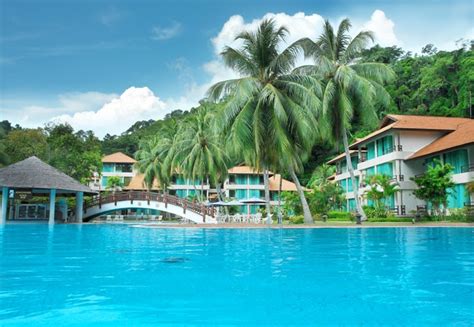 Guestrooms with balconies, walk to teluk nipah beach. Pangkor Island Beach Resort