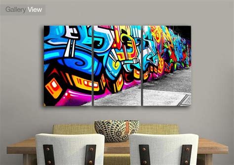 20 Collection Of Graffiti Canvas Wall Art Wall Art Ideas