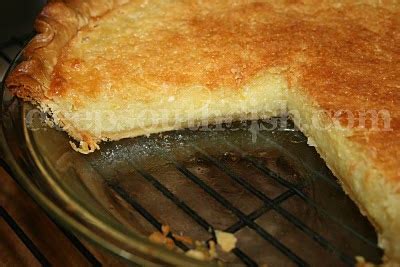 Rating in a large bowl, combine melted butter, eggs, flour, sugar, coconut, and milk. paula deen coconut pie