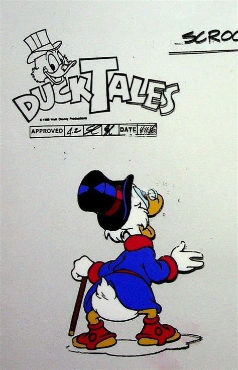 Ducktales Animation Production Studio Scrooge Mcduck Hand Painted Model