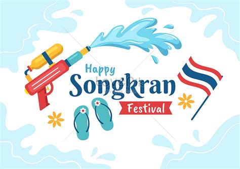 songkran festival day in thailand illustration ดาวน์โหลดรูปภาพ รหัส 450135814 ขนาด 1 2 mb รูป