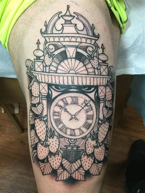 Grandfather Clock Tattoo Ideas