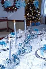 Blue And Silver Table Decorations Images