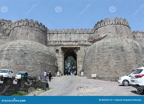 Historic Architecture Entry Gate Kumbhalgarh Fort Editorial