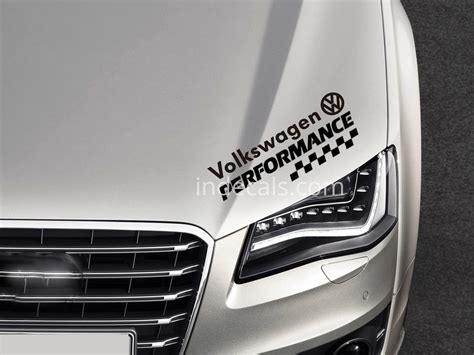 Black Volkswagen Stickers And Decals
