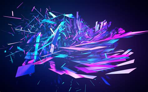 Purple And Teal Abstract Wallpaper Abstract Digital Art 2k Wallpaper