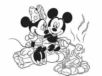 Coloring Pages Disney Mickey Minnie