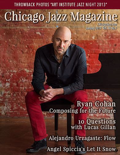 Chicago Jazz Magazine Feature Interview Ryan Cohan