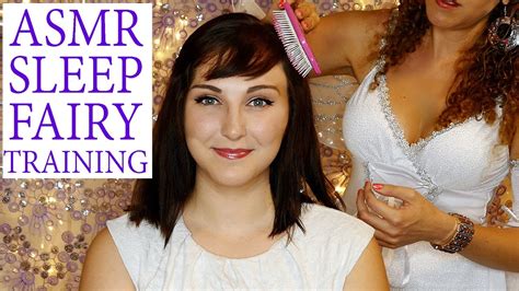 asmr sleep fairy training so many triggers hair brushing scalp massage binaural whispers