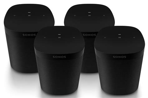 Sonos One Sl Wireless Speaker Black 4 Pack