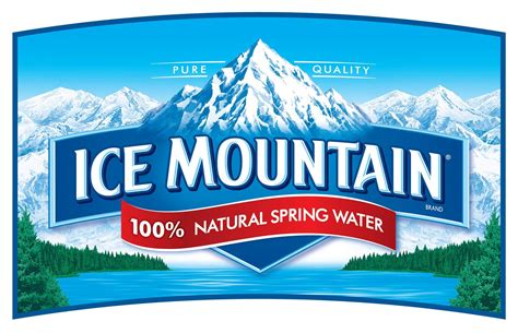 Water Brands Logos With Mountains