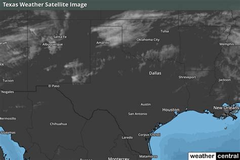 Texas Weather Satellite Image