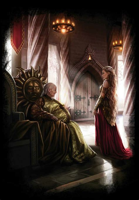 Dorne Princess Meria Martell And Queen Rhaenys Targaryen Magali