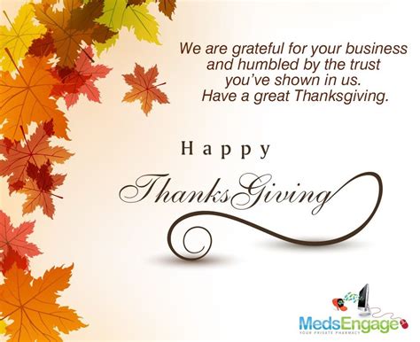 Thanksgiving Wishes Warm Appreciation For Our Us Customers
