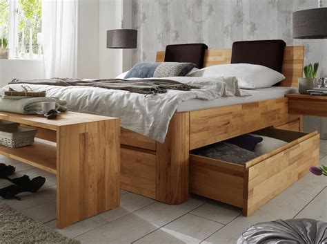 Alle massiv betten sind pflegeleicht. Massivholz Doppelbett mit Bettkasten - Zarbo | BETTEN.de
