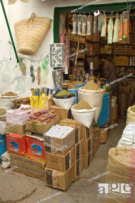 Little Shop In The Bazaar Of Tripolis Tripoli Libya Stock Photo