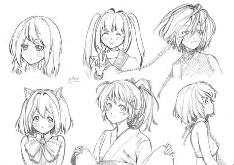 Doing anime drawings isn't easy, and you are probably wondering how to draw anime. practice drawing (manga style) by shirachan91 on DeviantArt