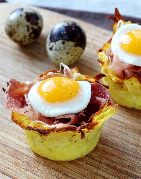Les meilleures recettes d'œufs et cailles avec photos pour trouver une recette d'œufs et cailles facile, rapide et délicieuse. Nids de pommes de terre aux œufs de caille | Recette en ...