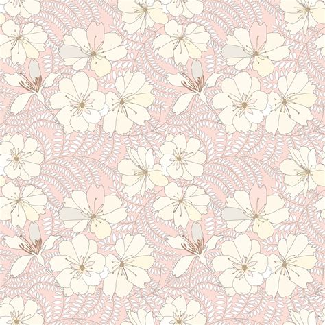 Floral Seamless Pattern Flower Background Flourish Garden Texture 527566 Vector Art At Vecteezy