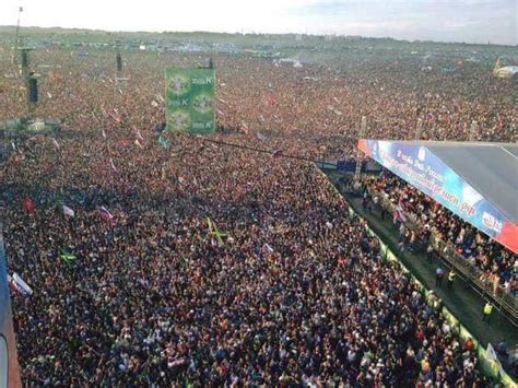 One Million Views Looks Like This In One Place A Crowd Of A Million