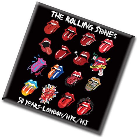 Rolling Stones Tongue Evolution Fridge Magnet By Magnets Rsmag04