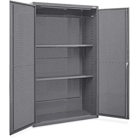 Pegboard Storage Cabinet 3 Shelf H 9935 Uline