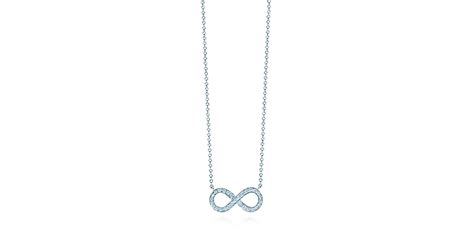 Tiffany Infinity Pendant In Platinum With Diamonds Tiffany And Co