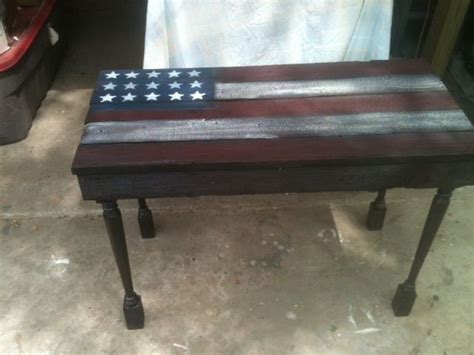 100 Year Old Barn Board Flag Table Offered By Vintagehare On Etsy