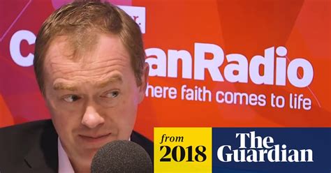 Tim Farron I Was Foolish To Say Gay Sex Is Not A Sin Video