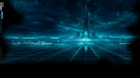 Free Download Background Tron City Grid Backend From Tron Legacy