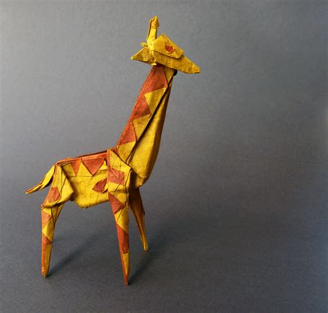 Spotted Giraffe By Bodorigami Origami Giraffe Spotted