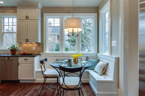 Built In Breakfast Nook Traditional Kitchen Dc Metro By