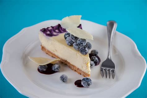 Gusto Tv Blueberry White Chocolate Cheesecake