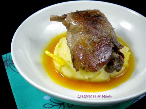 Canard confit sauce à l orange et au Cointreau