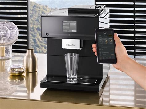 The brew chamber of miele coffee machines expands when water flows in. Miele CM 7750 Countertop coffee machine