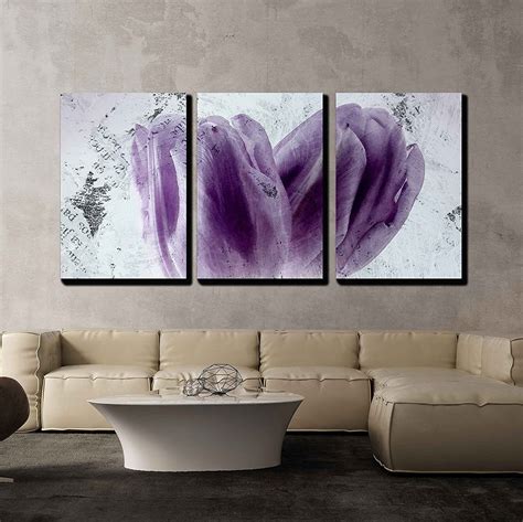 15 Collection Of Purple Flowers Canvas Wall Art