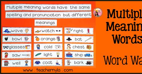 Nylas Crafty Teaching Multiple Meaning Words Ideas For