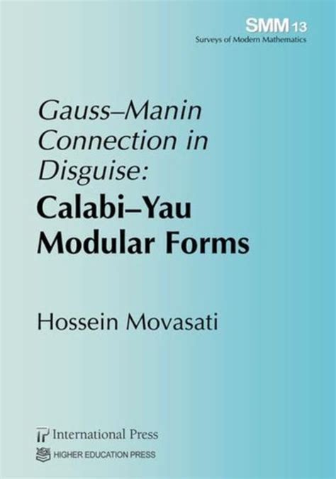Surveys Of Modern Mathematics Gaussmanin Connection In Disguise