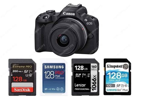 Best Memory Cards For Canon Eos R50 Camera Times