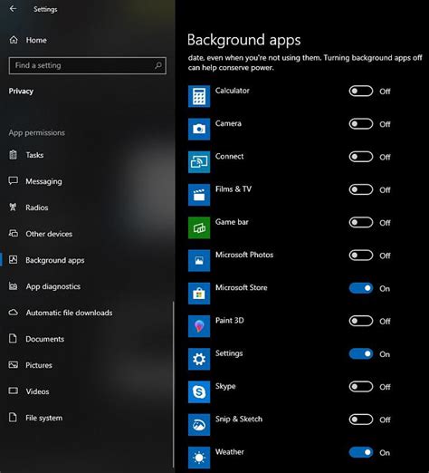 Turn On Or Off Background Apps In Windows 10 Page 6 Tutorials
