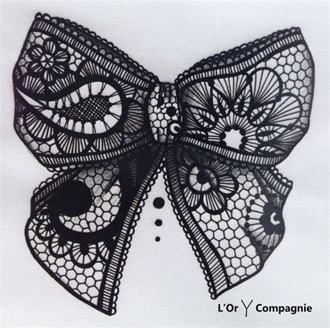 Image Lor Y Compagnie Lhistoire Dun Tatouage Lace Bow Tattoos
