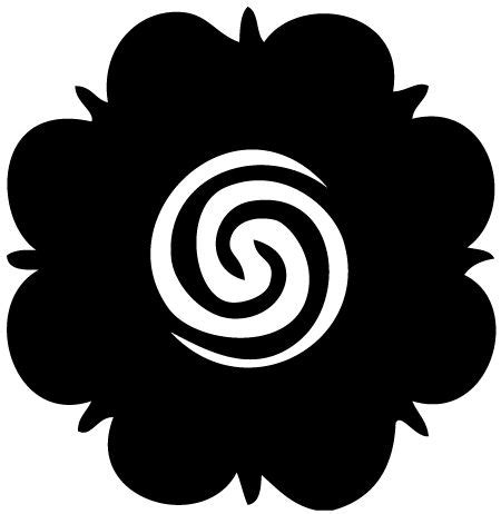 Tato bunga mawar hitam simple mawar ku. My favourite design tattoo. 'Bunga Terong' Tribal Borneo ...